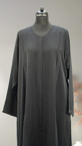 Classic Lace Work Abaya